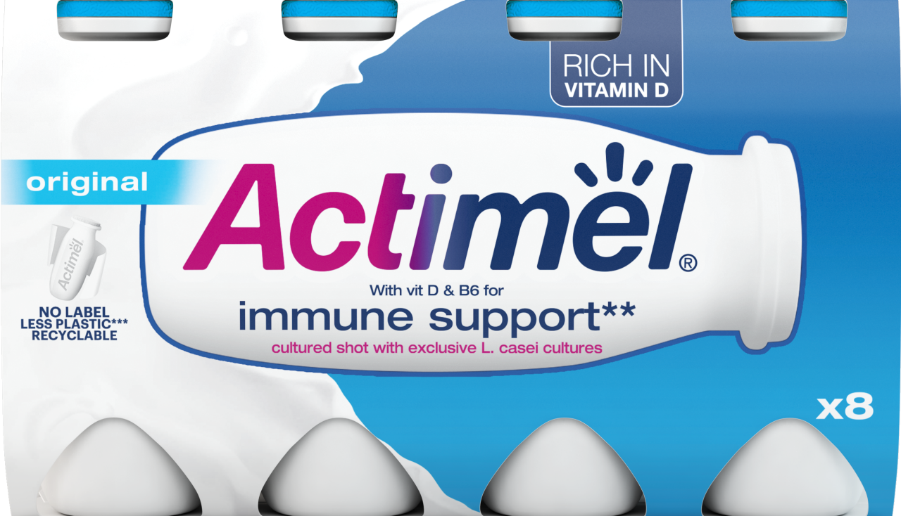 Actimel - The cultured yogurt shot that's got a lot